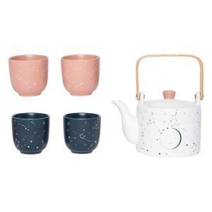 XO, Sienna Starry Skies Mug and Teapot Set